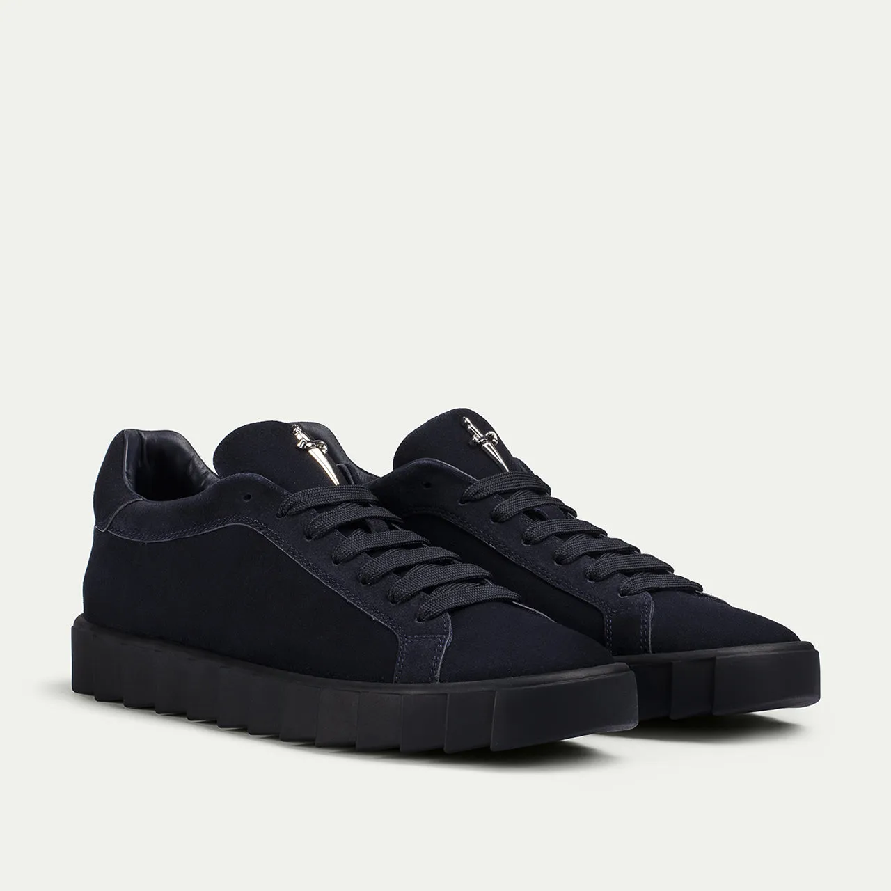 Cesare Paciotti Shark Derby sneakers barbati bleumarin