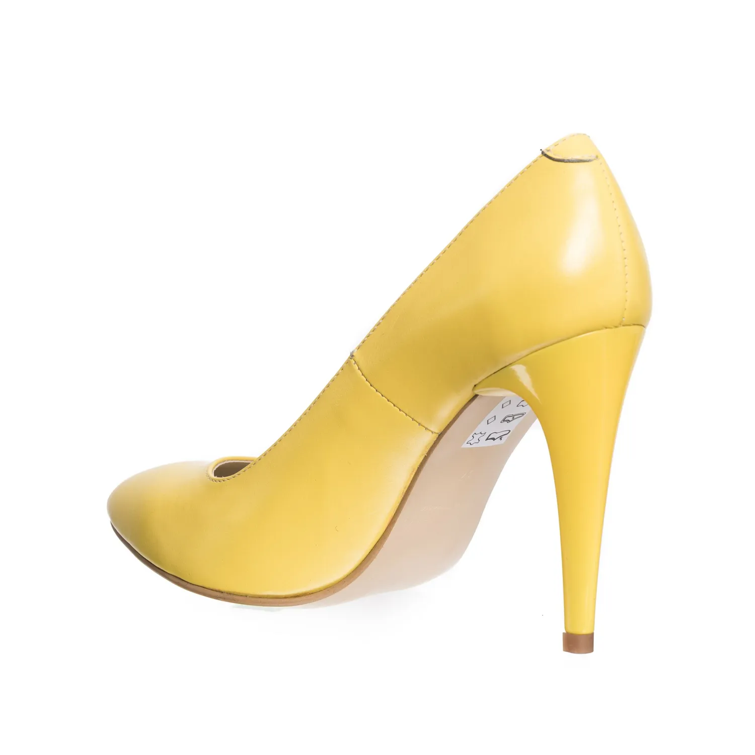 Catinca Shoes 2691 GB pantofi damă galben box stiletto