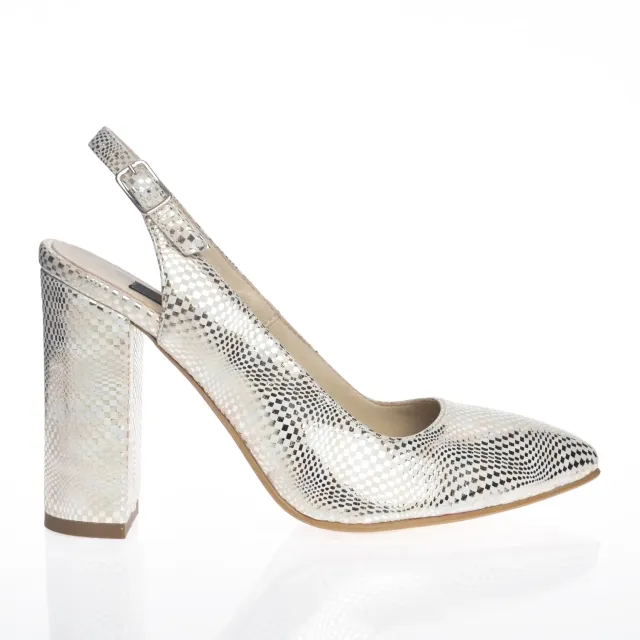 Catinca Shoes 269 MA sandale dama piele mozaic auriu