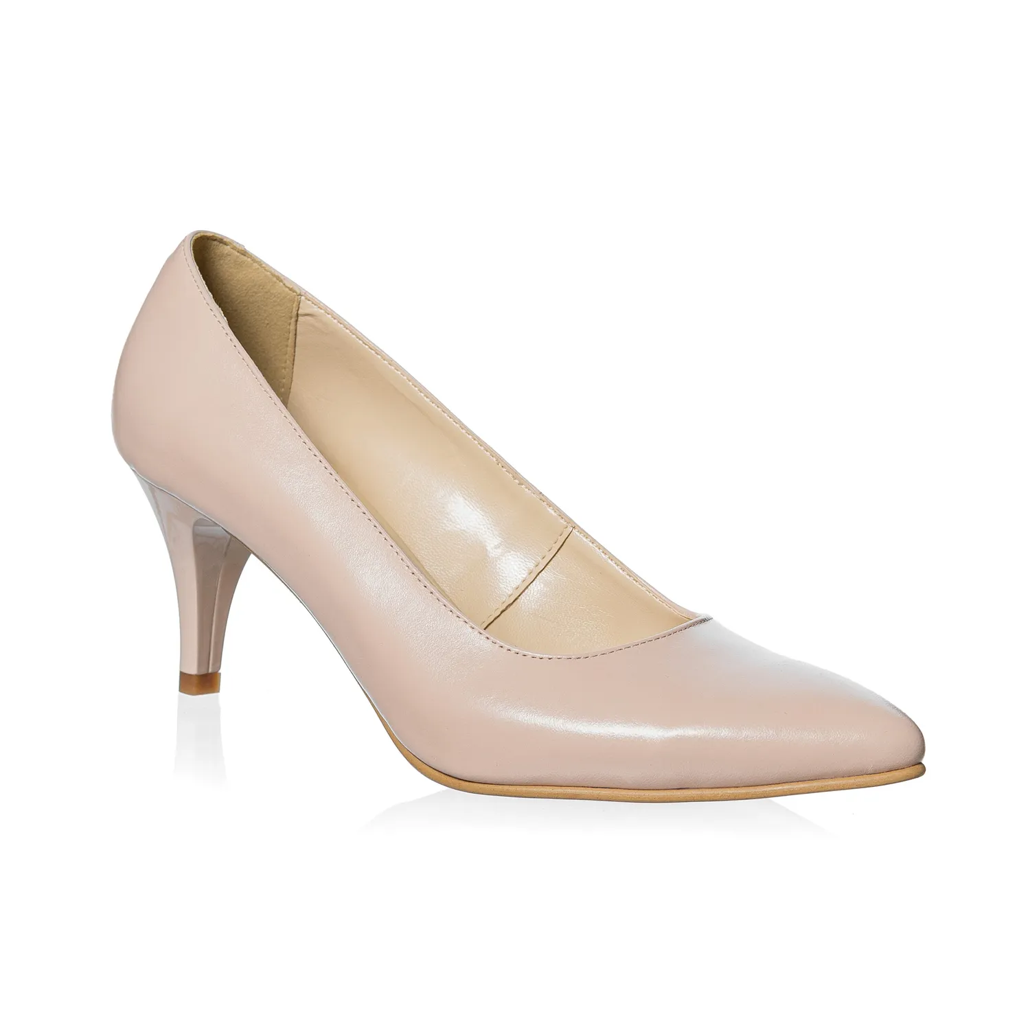 Catinca Shoes A19 N pantofi dama piele nude box
