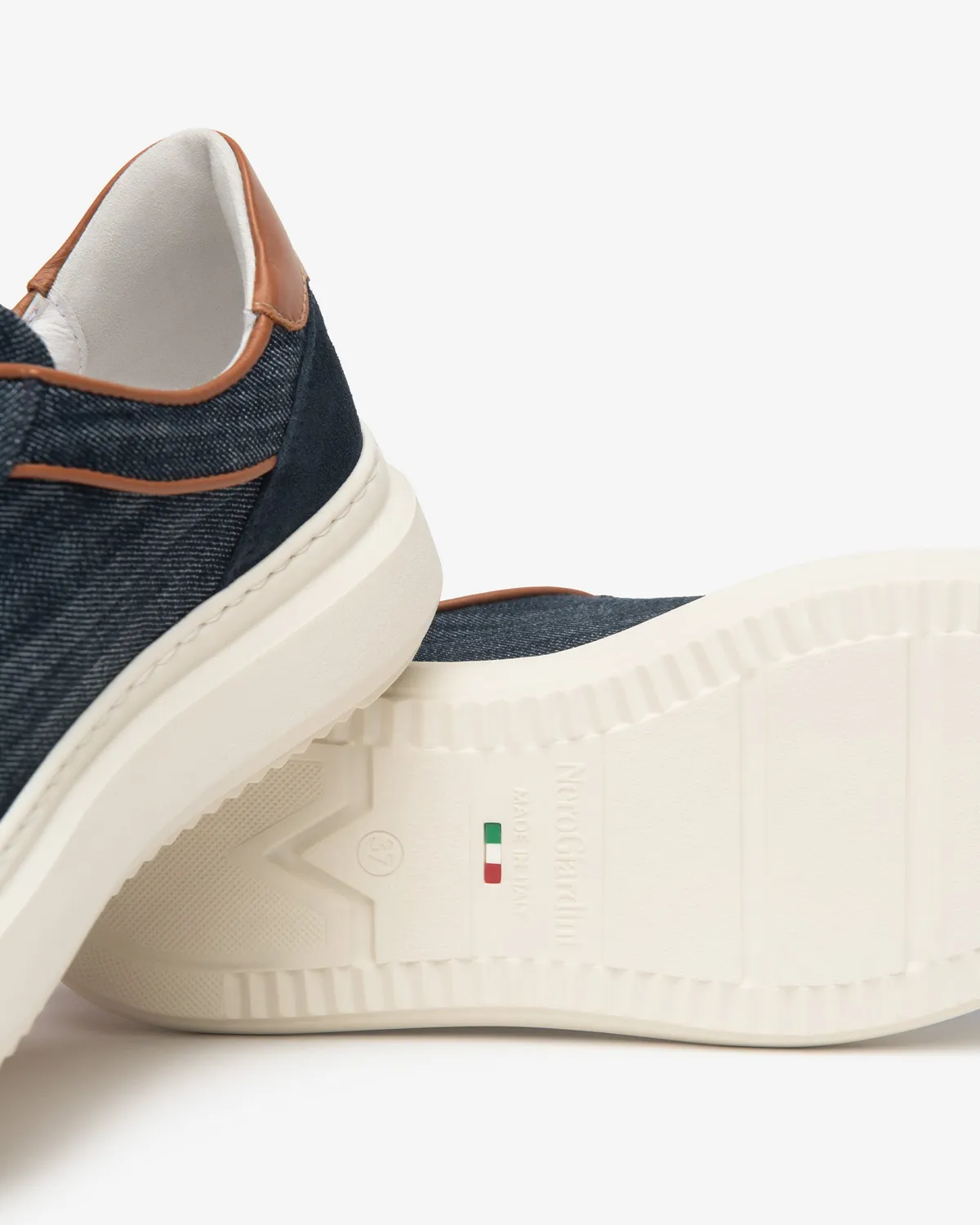 NeroGiardini sneakers dama piele si textil primavara