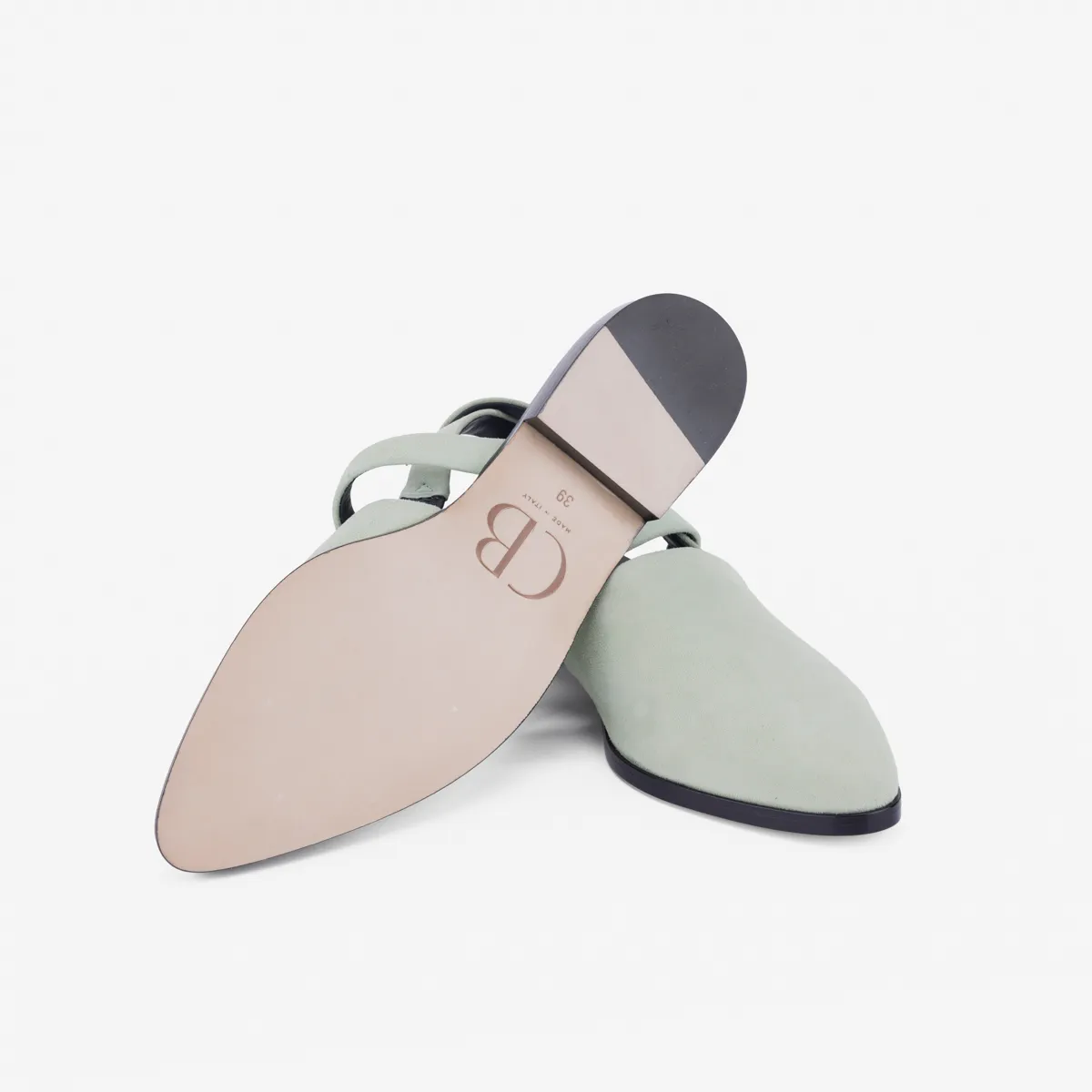 Cecilia Bringheli Vega slingback mint piele