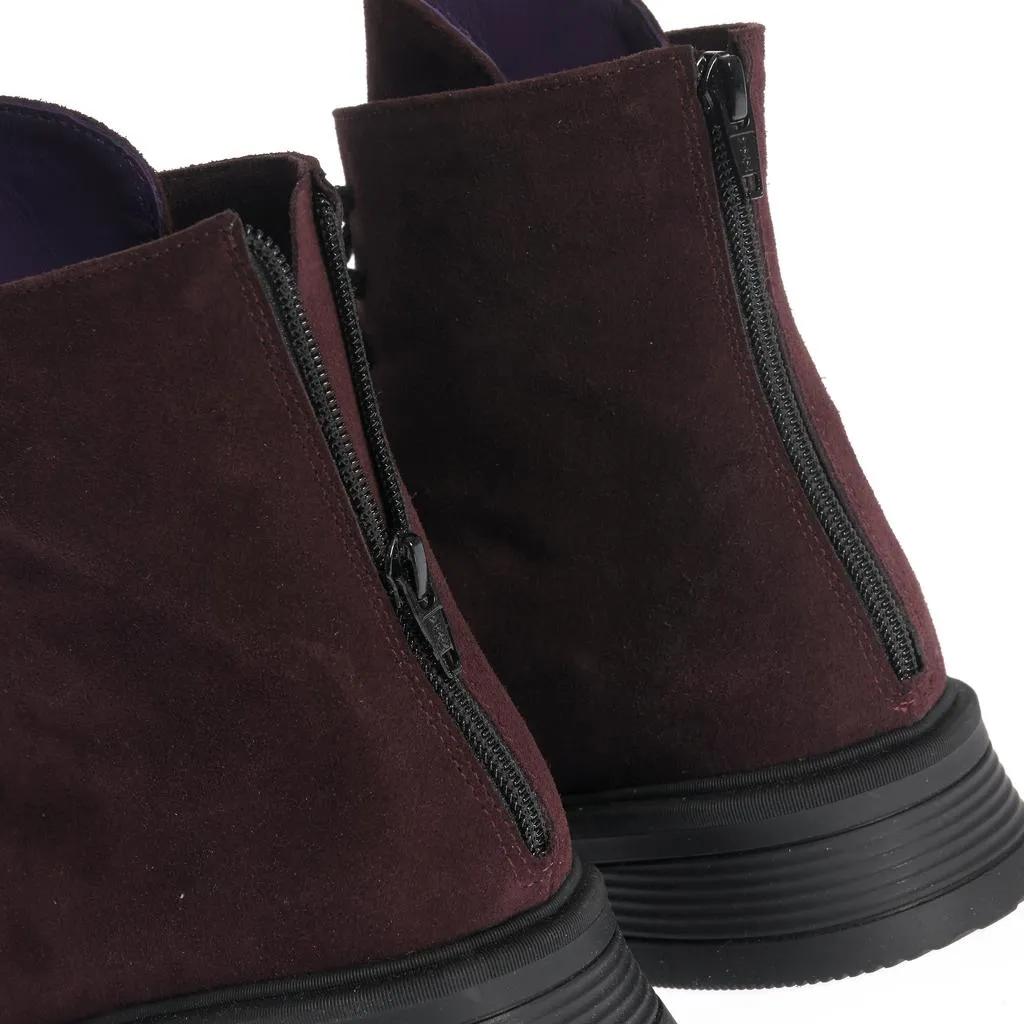 Ana Urbana Shoes Yasmina bocanci mov piele întoarsă