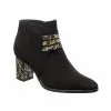 Catinca Shoes GX45 NAFA ghete piele negru antilopă