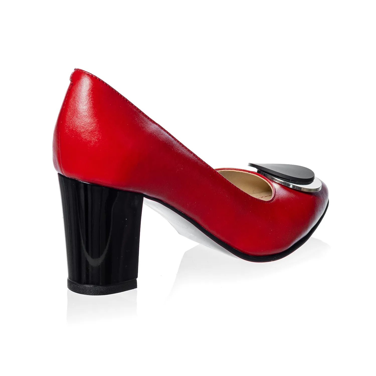 Catinca Shoes A30 RB pantofi dama piele rosu box