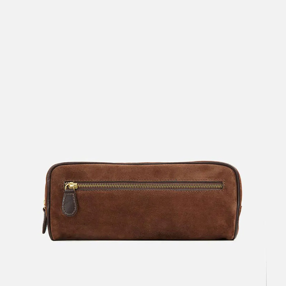Cecilia Bringheli Laguna Chocolate Suede neceser maro