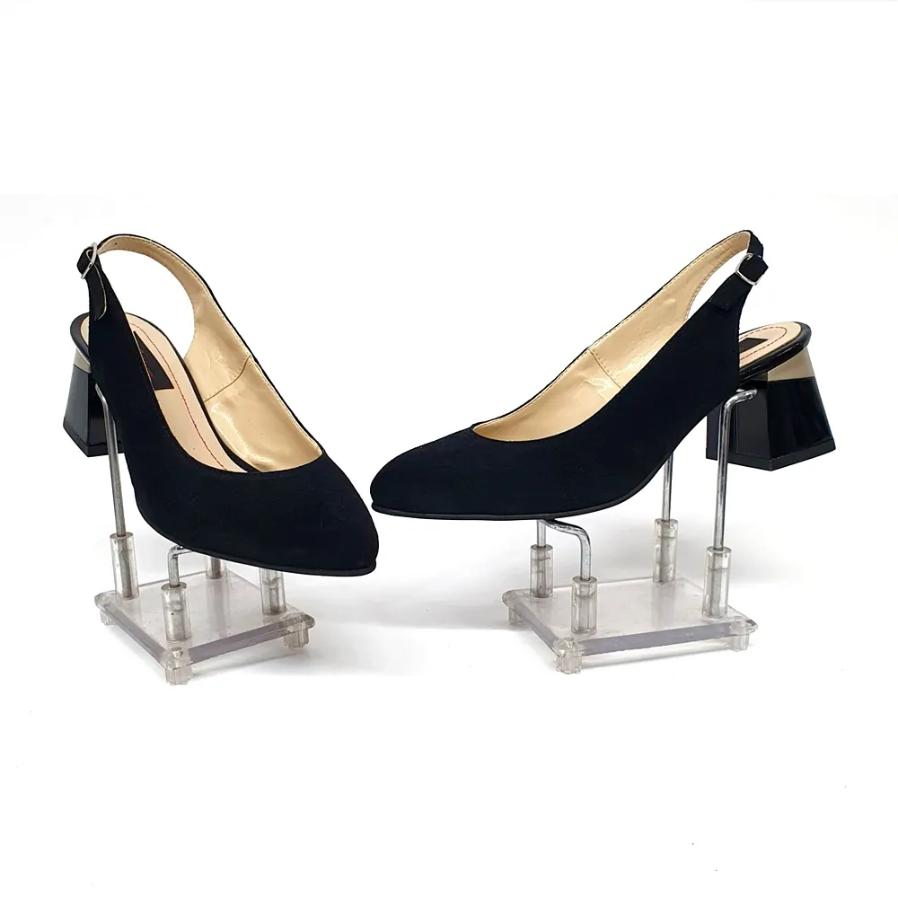 Catinca Shoes D20 NA sandale damă piele negru antilopă