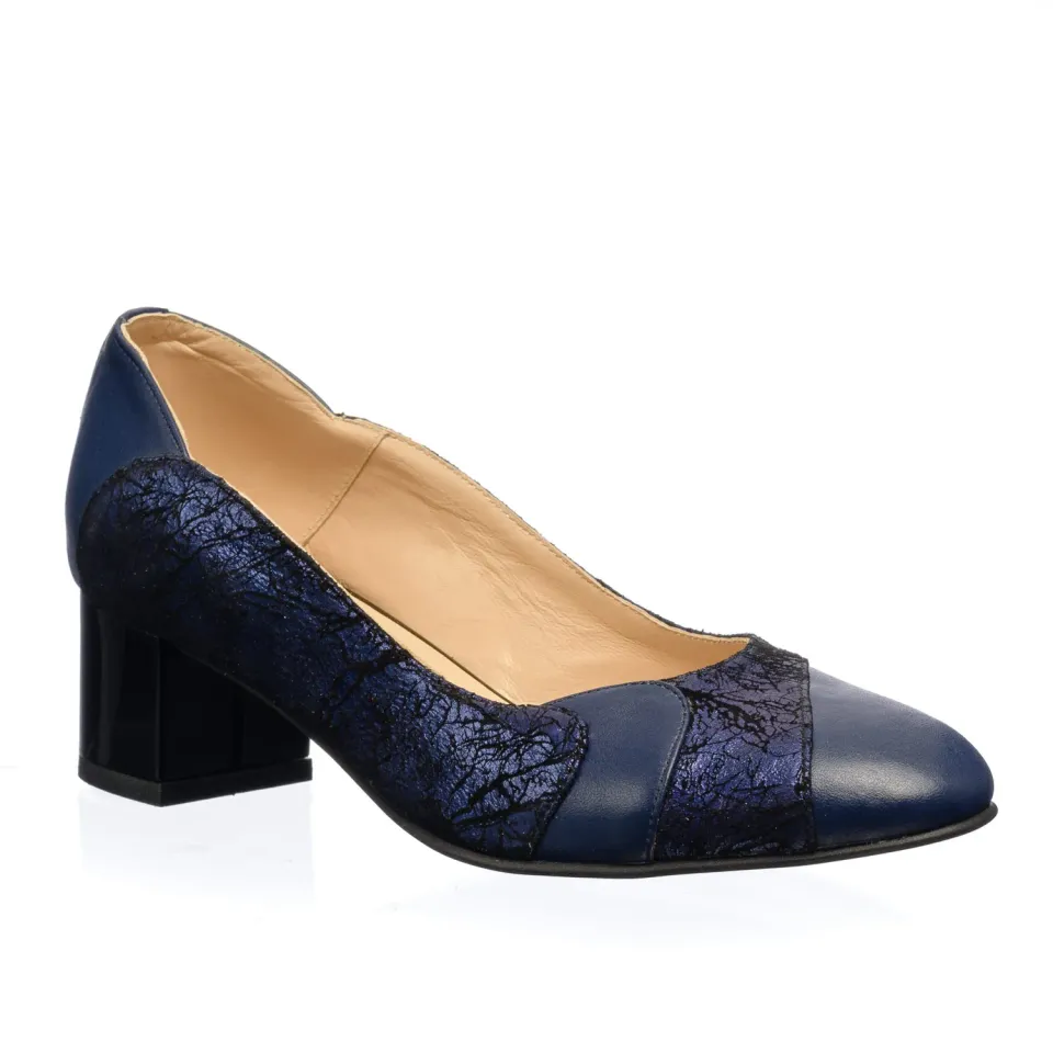Catinca Shoes 505 BBS pantofi dama piele bleumarin