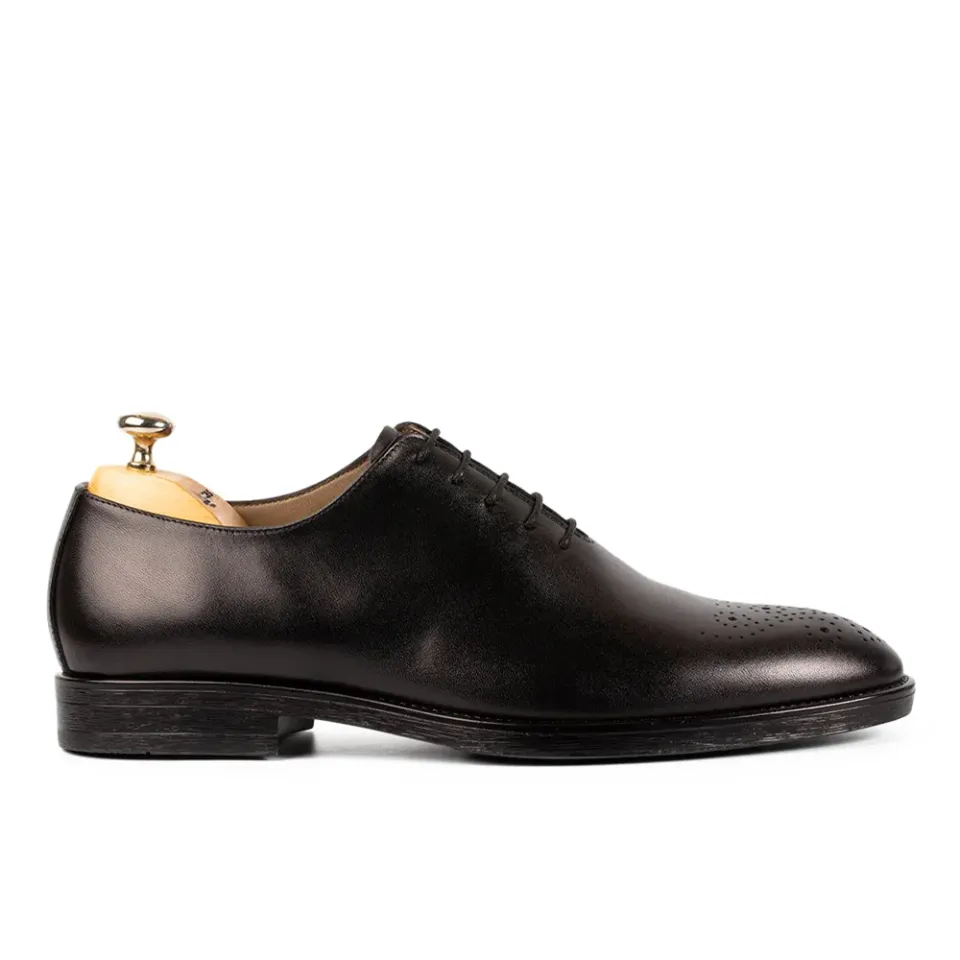 Lucas Shoes Elegant 900 pantofi barbati negru pictati manual