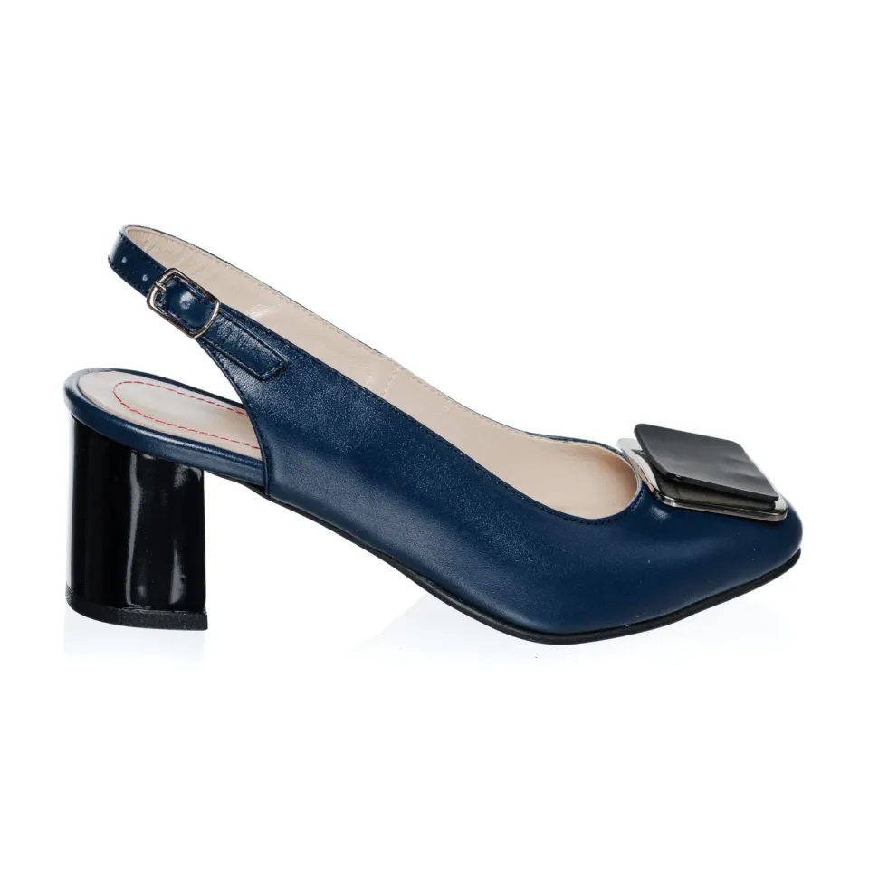 Catinca Shoes D41 BL sandale dama piele albastru box
