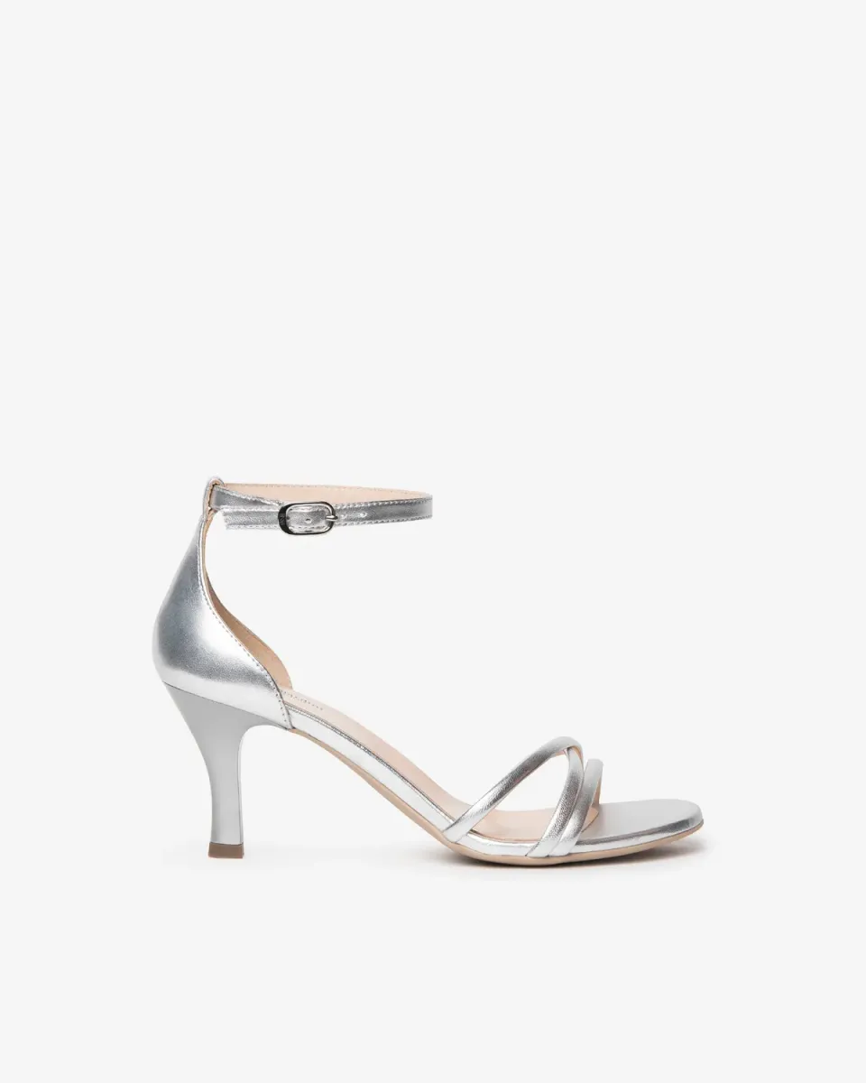 NeroGiardini sandale piele dama cu toc 7,5 cm