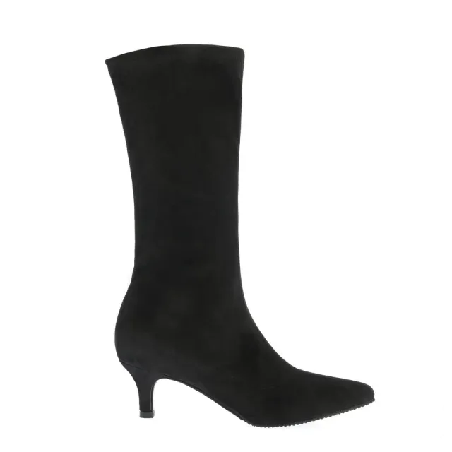 Ana Urbana Shoes Monroe cizme negre toc 4 cm