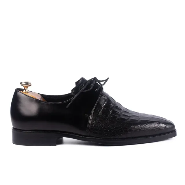 Lucas Shoes Arca pantofi derby barbati negru piele