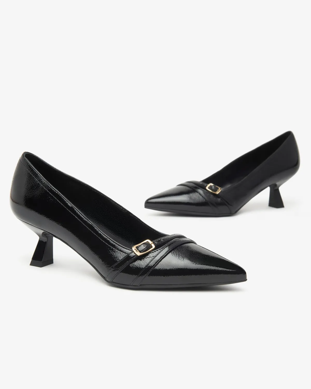 NeroGiardini pantofi dama lac cu toc Premium