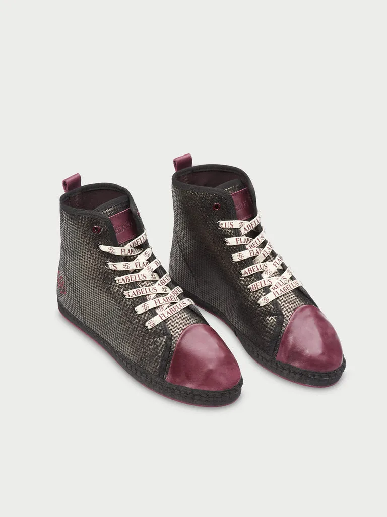 Flagelus The Old Sport Vichy botine verzi carouri