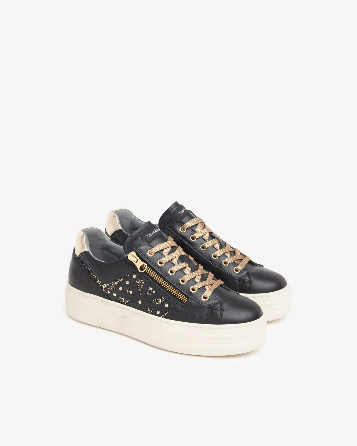 NeroGiardini sneakers dama piele material tehnic toamna