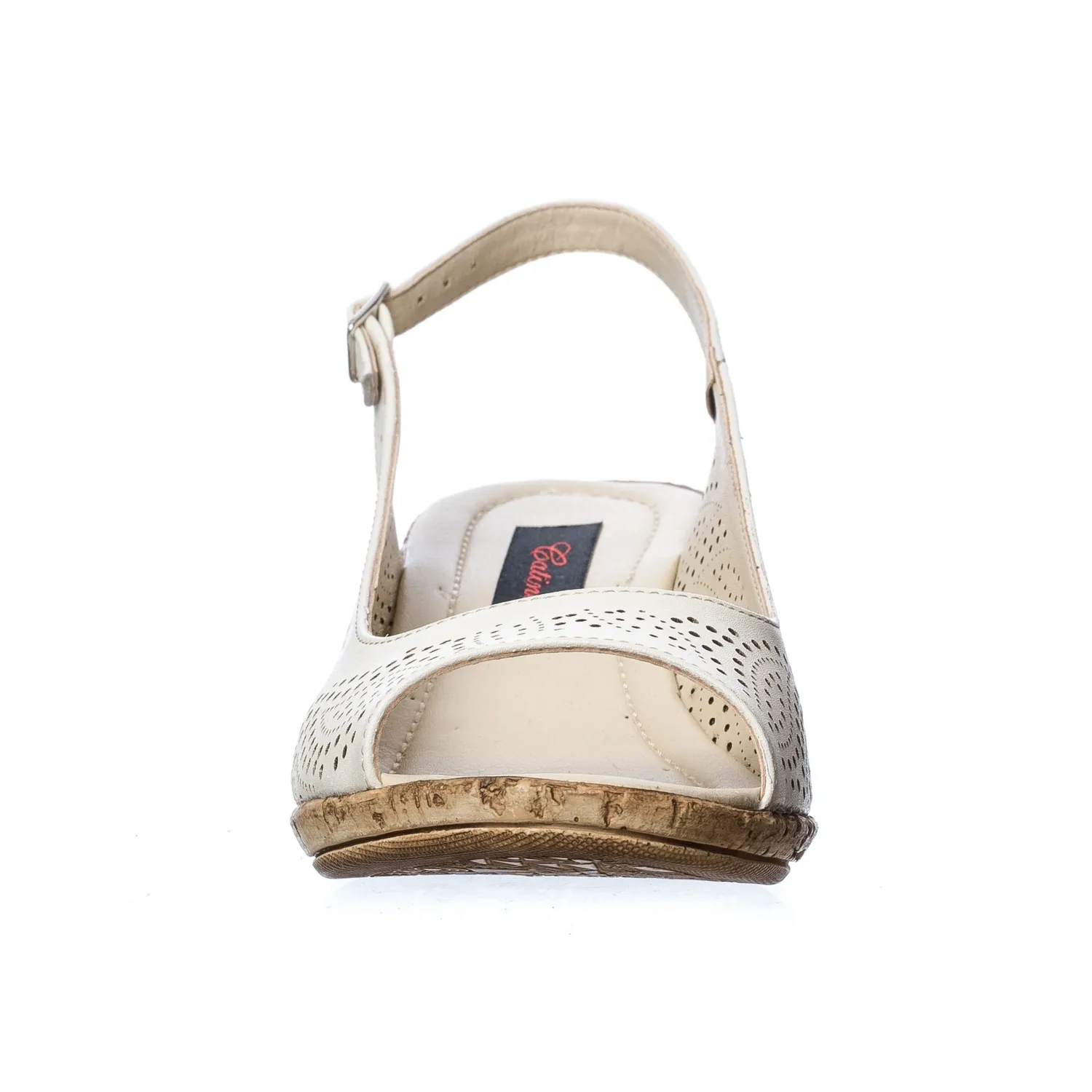 Catinca Shoes P27 B sandale dama piele naturala bej