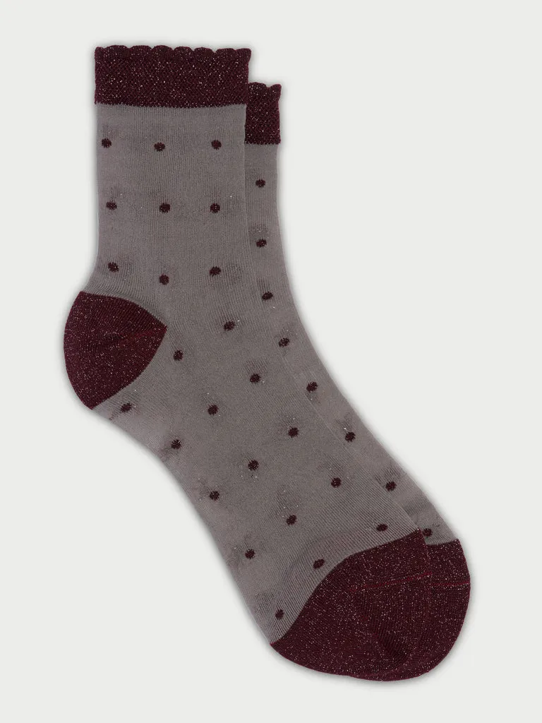 Flabelus Gisela balerini gri textil respirabil