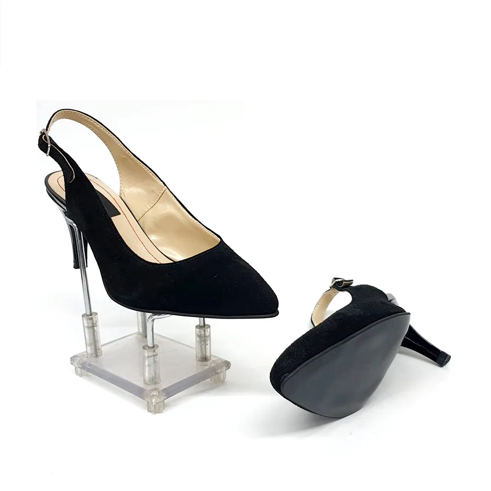 Catinca Shoes D24 NA sandale dama piele negru antilopa
