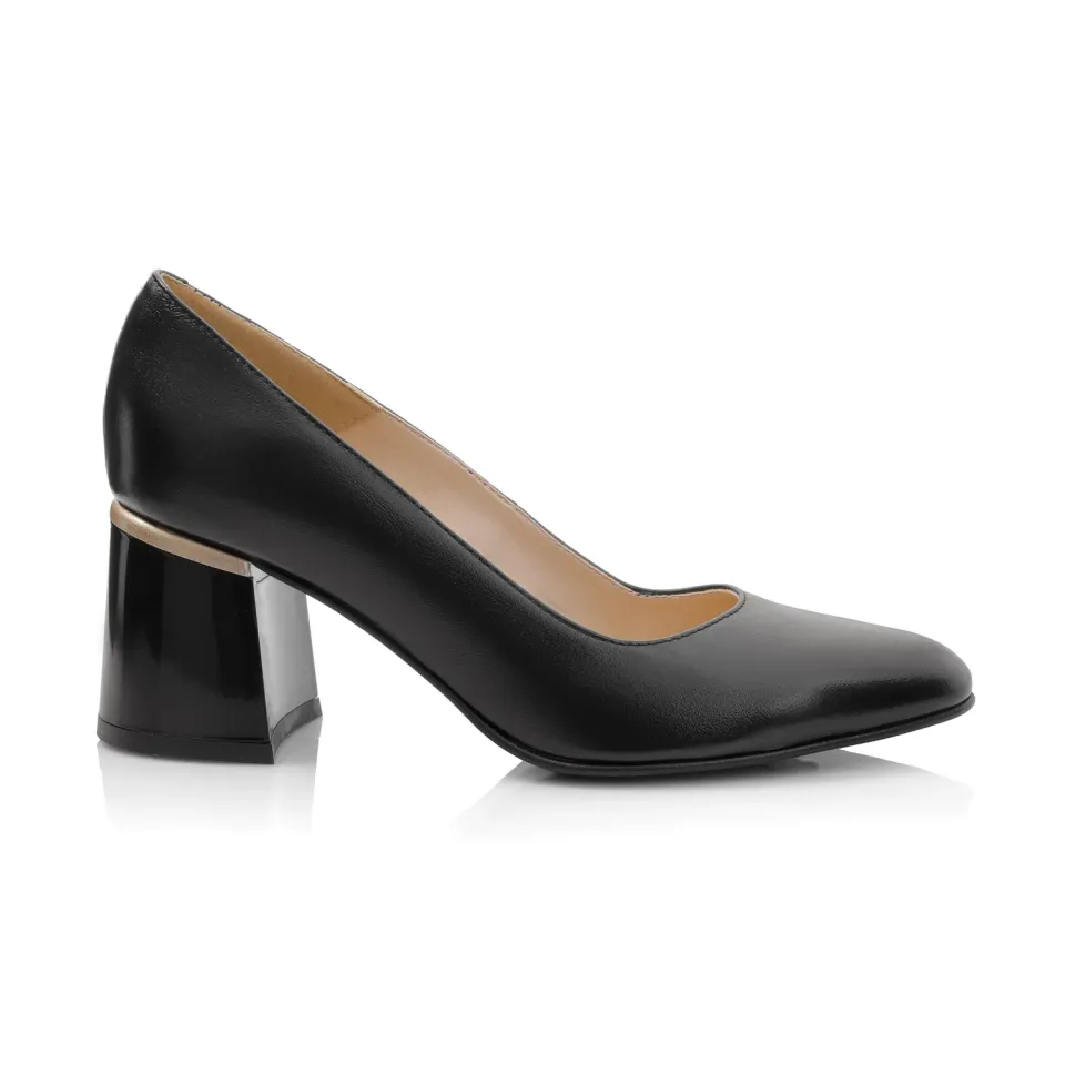 Catinca Shoes A74 NE pantofi damă negru box clasici