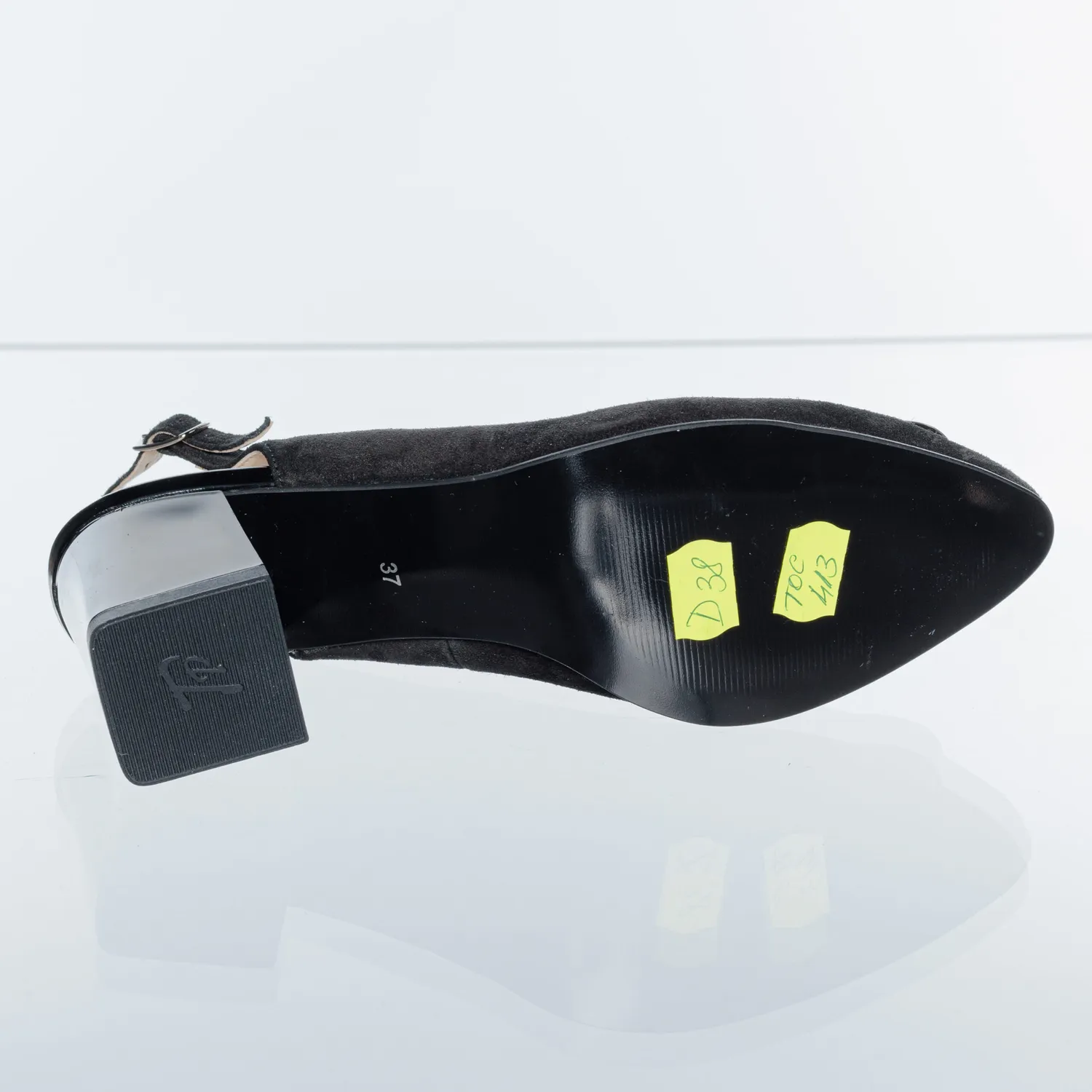 Catinca Shoes D38 NA3D sandale damă antilopă negru