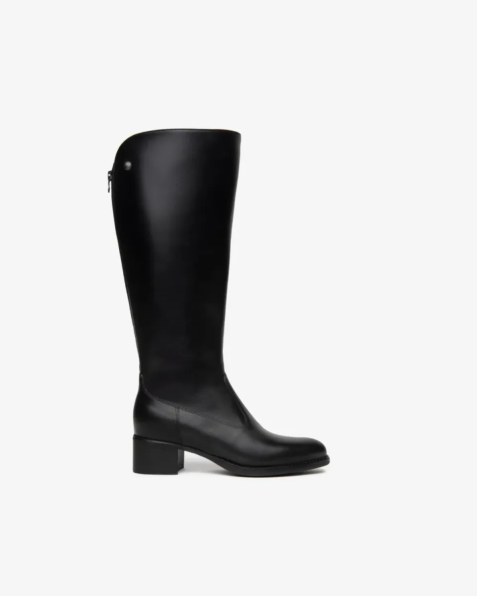 NeroGiardini cizme dama piele toc 40mm fermoar