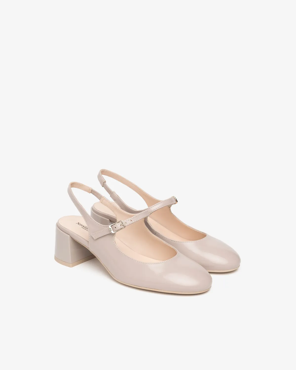 NeroGiardini pantofi slingback dama din piele vara