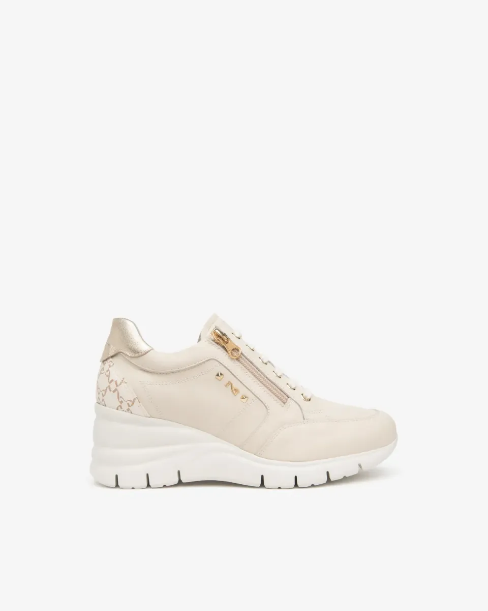 Sneakers dama NeroGiardini piele tesatura Memory