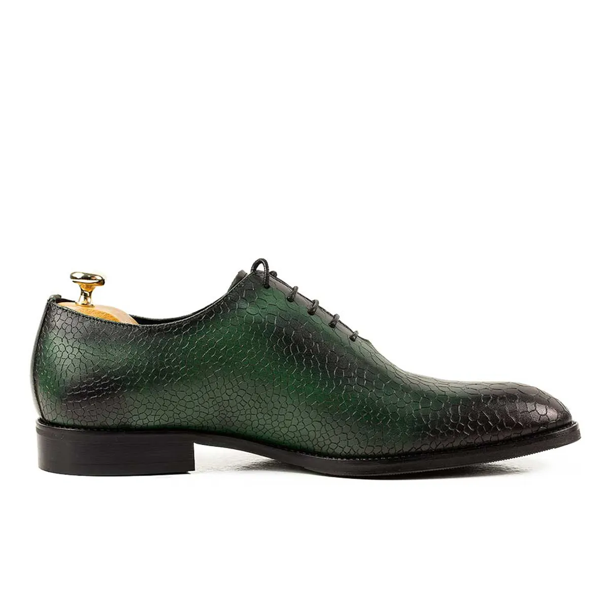Lucas Shoes Elegant 715 pantofi verde piele