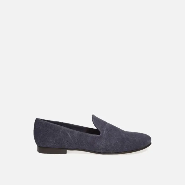 Cecilia Bringheli Positano pantofi slip-on canvas albastru