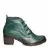 Catinca Shoes BC16 VP ghete dama piele verde perie