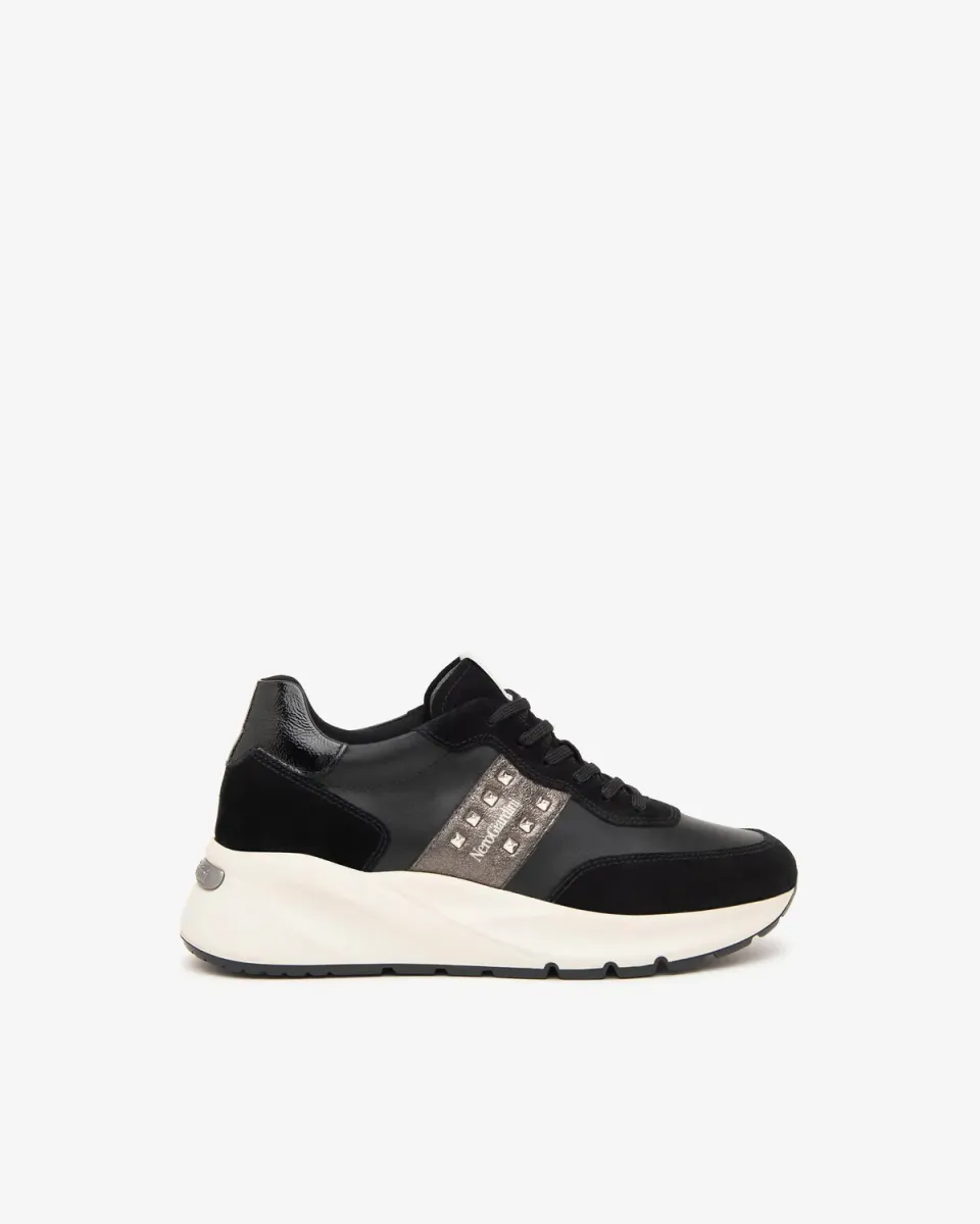 NeroGiardini Sneakers Damă Piele Întoarsă Toamnă-Iarnă