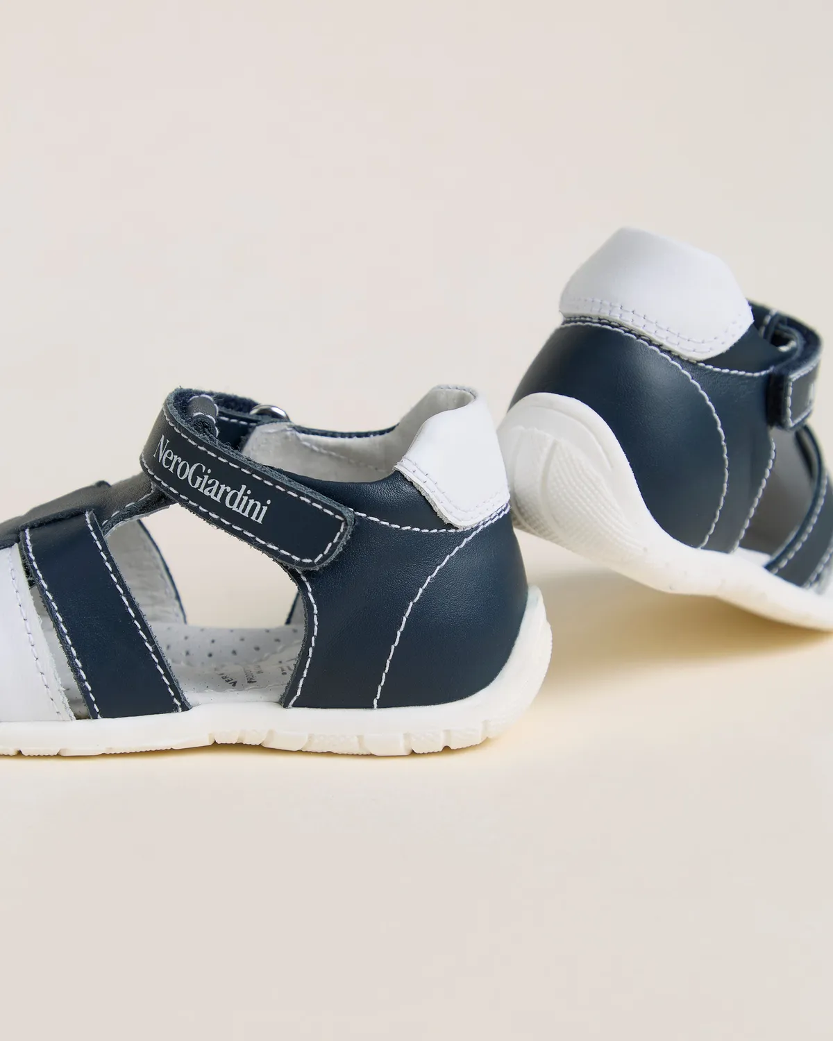 NeroGiardini Junior sandale baieti piele vara