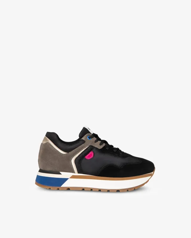 NeroGiardini sneakers dama piele si piele intoarsa