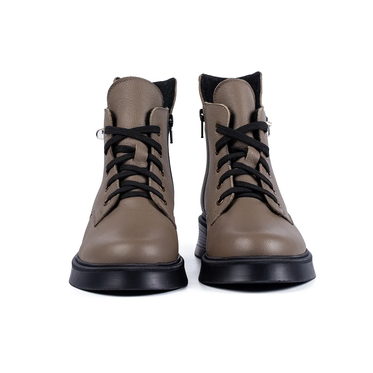 Ghete damă Lucas Shoes 411 Bej piele iarnă