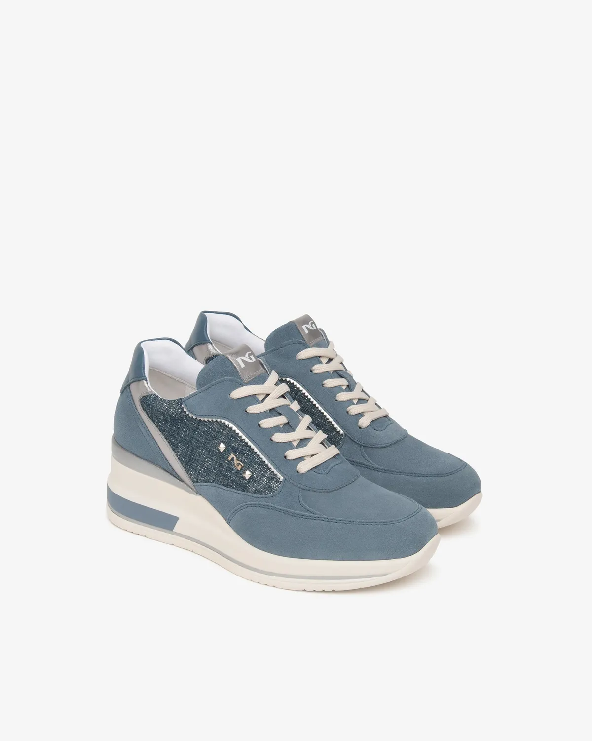 NeroGiardini sneakers dama piele textil vara