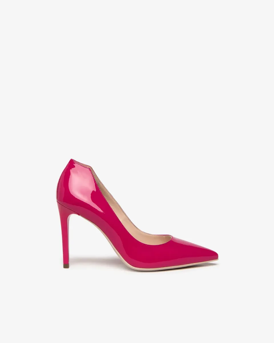 NeroGiardini pantofi dama piele lacuita toc eleganti