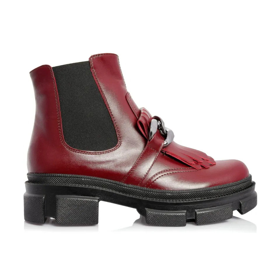 Catinca Shoes GX22L BB bocanci dama piele bordo box