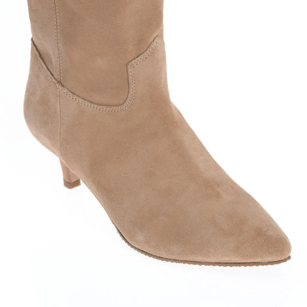 Ana Urbana Athens botine piele bej slip-on