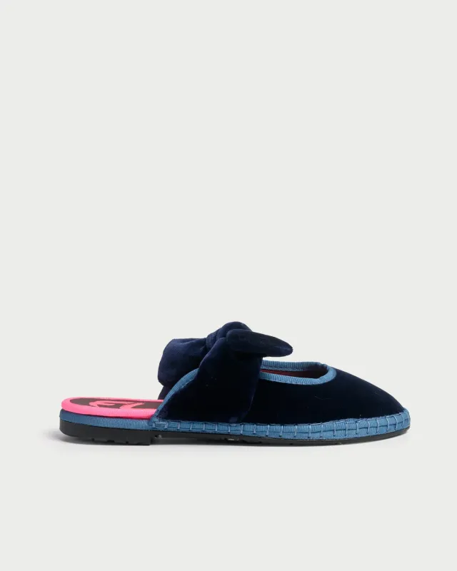 Flagelus Lyra Slide papuci dama bleumarin