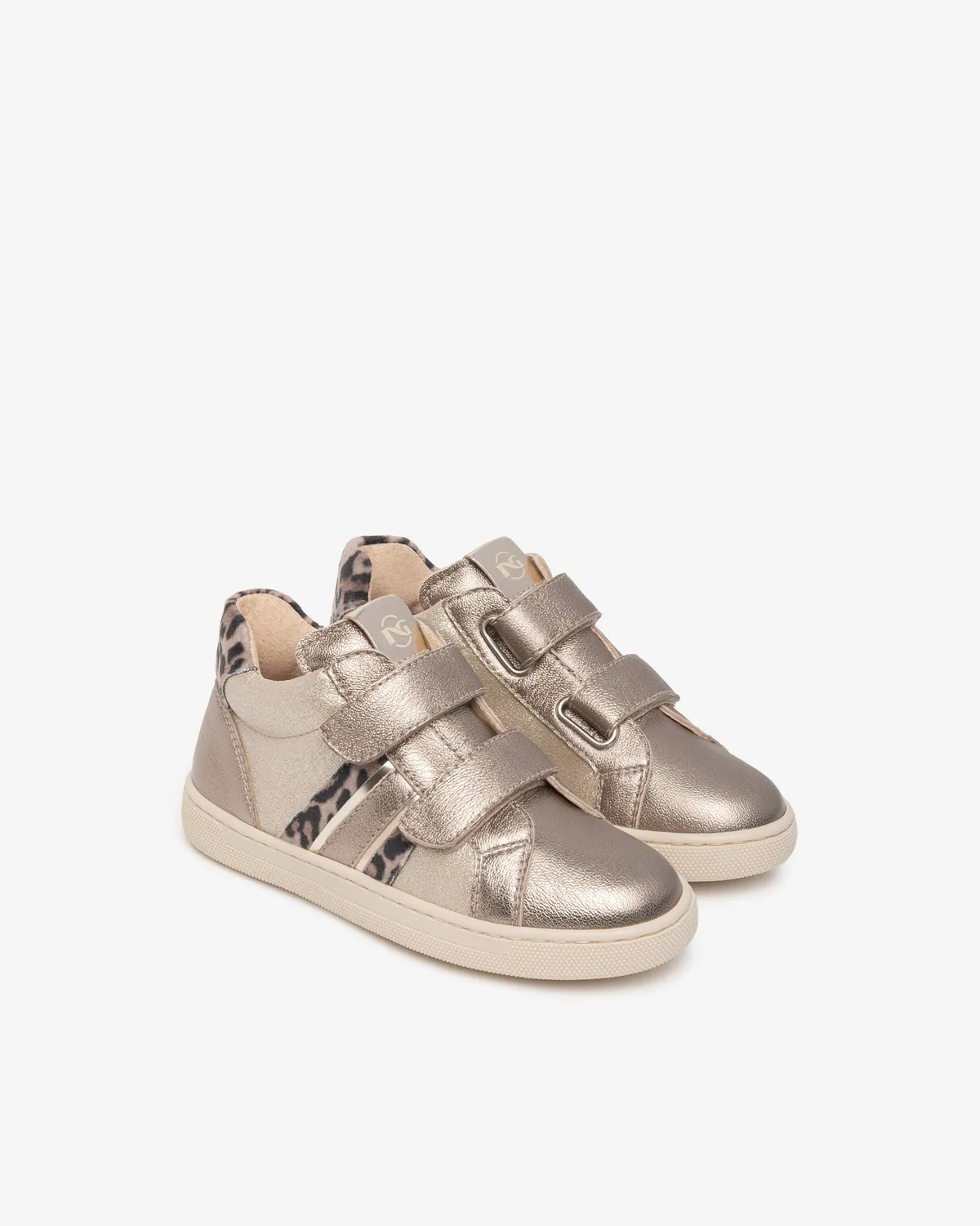 NeroGiardini sneakers fete mici piele velcro