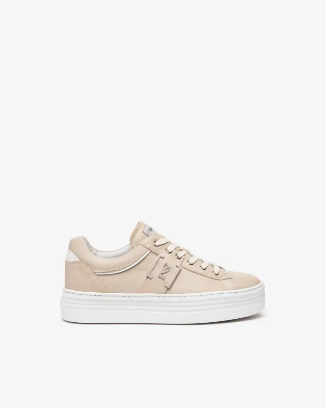 Sneakers NeroGiardini dama piele naturala comozi