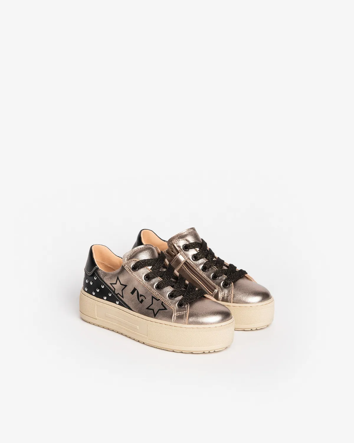 NeroGiardini Teens sneakers fete piele usoare