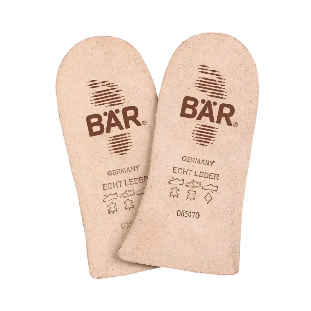 BÄR Heel 4 mm Slim semi-branț piele natural