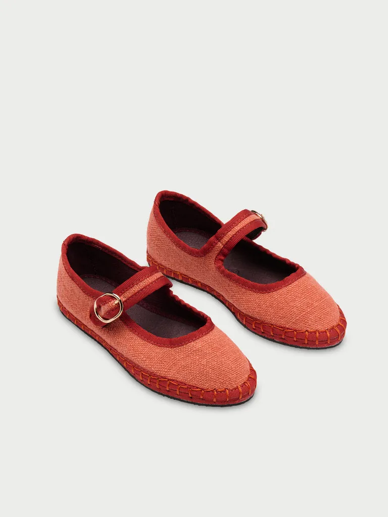 Flagelus Anastasia Kids pantofi in portocaliu
