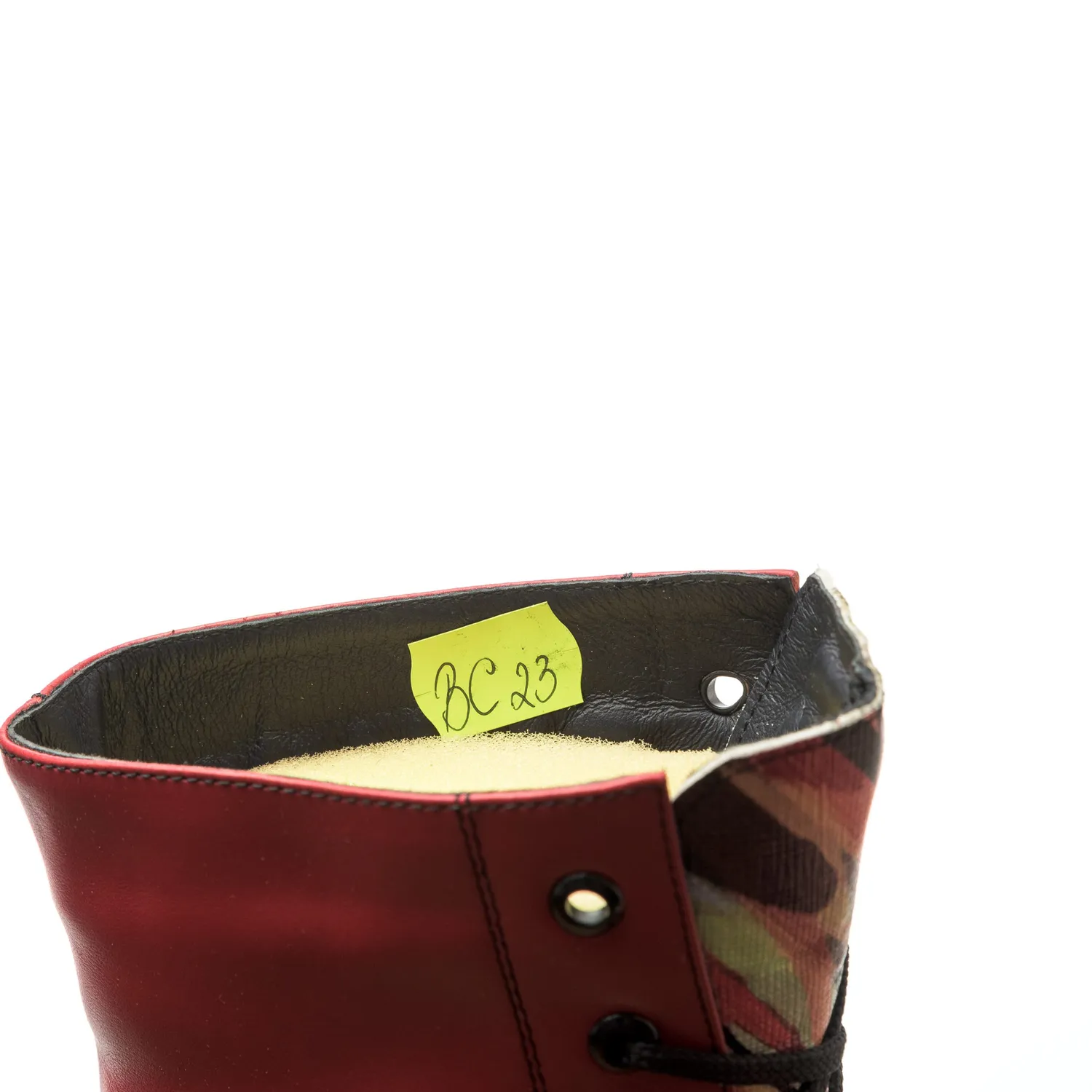 Catinca Shoes BC23 RBC bocanci dama rosu piele naturala
