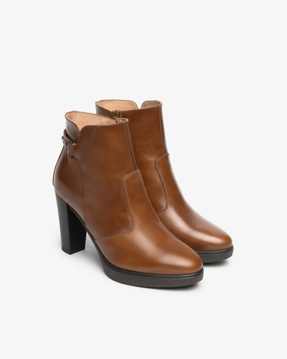 NeroGiardini botine piele dama toc 95 mm platforma