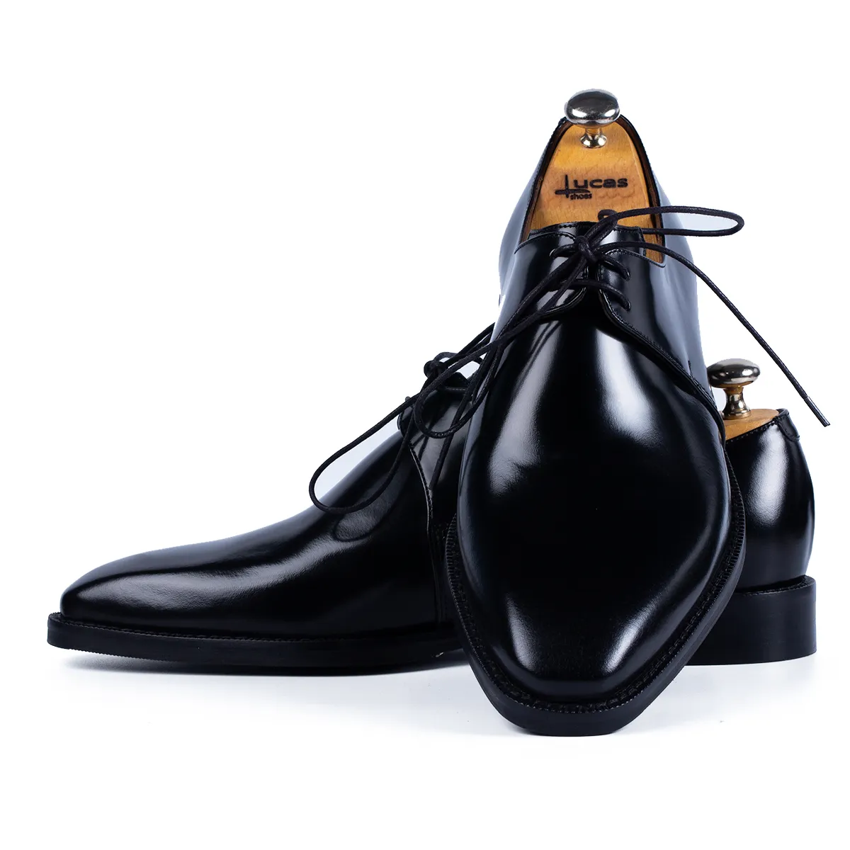 Lucas Shoes Arca pantofi derby lac piele naturala