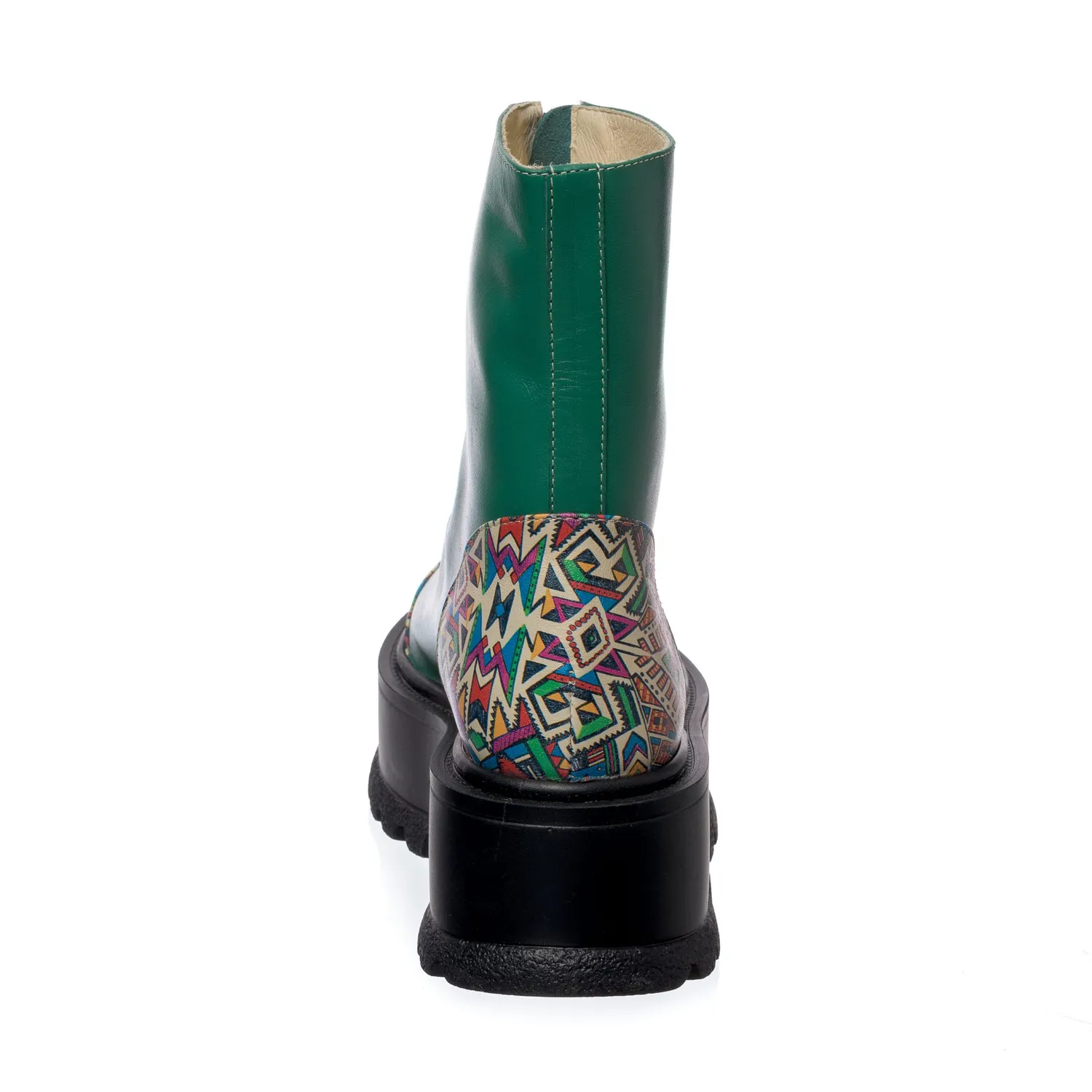 Catinca Shoes BC25 VBT bocanci dama piele verde