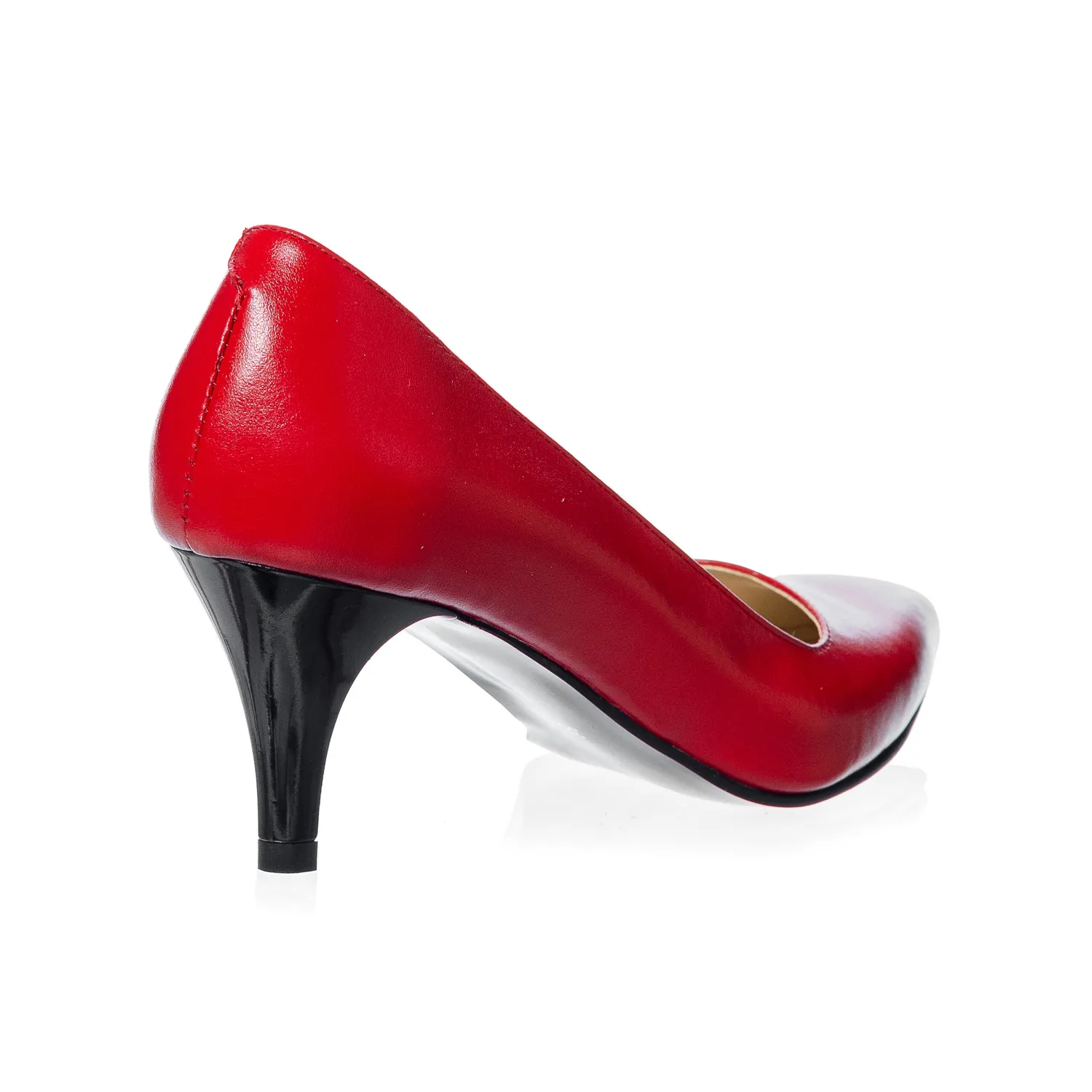 Catinca Shoes A19 RB pantofi dama piele naturala rosu